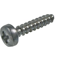 šroub do plastu půlkulatá nerez A2