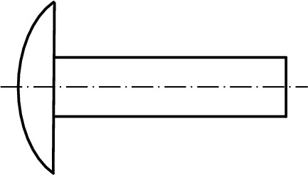 nýt půlkulatá hl. Cu bezPÚ