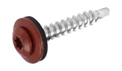 šroub farmářský torx ocel RAL 3009 červená