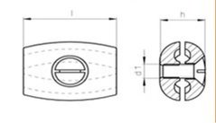 svorka lanová ocel ZB