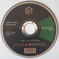 kotouče řezné ocel TUF180°