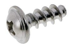 šroub do plastu půlkulatá nerez A2