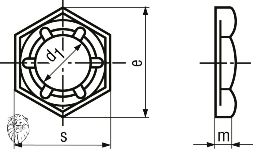 matice samojistná nerez A4