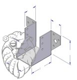 botka ocel ZB - rozměr: 140x170x2 typ 1