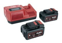 FLEX rychlonabíj.CA 10.8/18.0+2x5Ah aku
