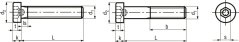 šroub nízká ocel 8.8 bezPÚ