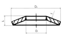 pružina talířová ocel bezPÚ