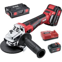 FLEX Aku úhlová bruska LBE 125 18.0-EC/5.0 Set