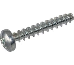 šroub do plastu půlkulatá ocel ZB