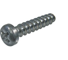 šroub do plastu půlkulatá nerez A2