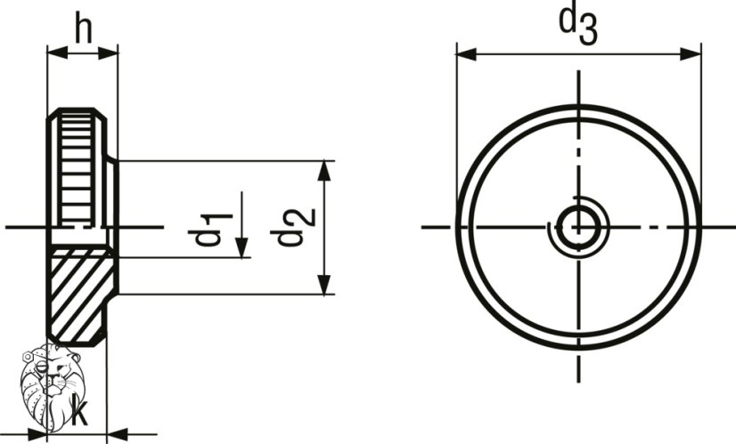 matice rýhovaná ocel tř.6 ZB