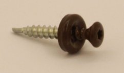 šroub farmářský torx ocel RAL 8017 hnědá
