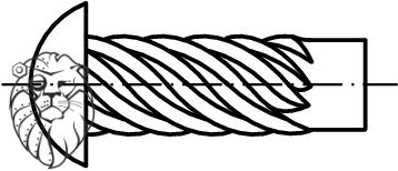 hřeb šroubový ocel - průměr: 3 mm, délka: 1 mm