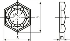 matice samojistná ocel tř.6 bezPÚ